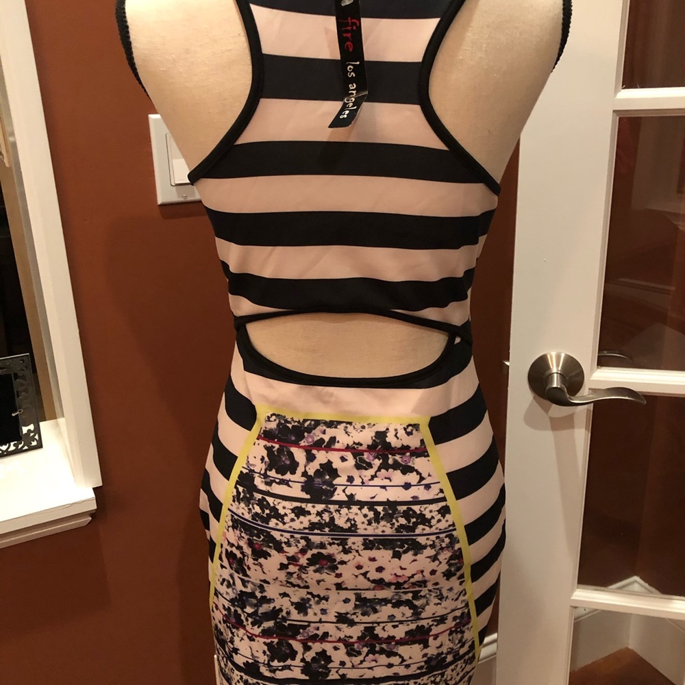 Fire Los Angeles dress with cut out back detail⭐️